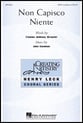 Non Capisco Niente SATB choral sheet music cover